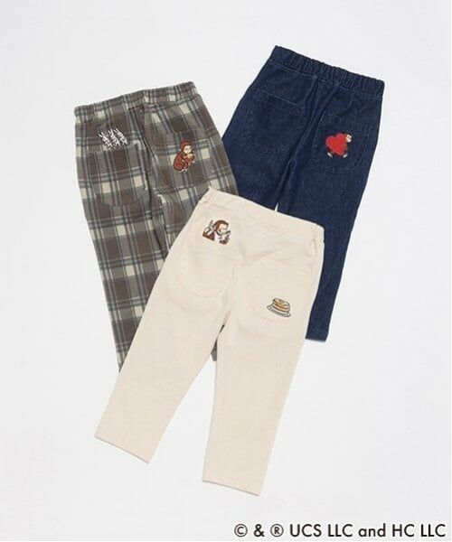 petit main / プティマイン その他パンツ | 【おさるのジョージ】刺しゅうパンツ | 詳細19