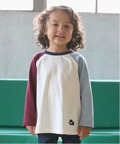 petit main / プティマイン Tシャツ | 【オーガニック】配色ラグランTシャツ