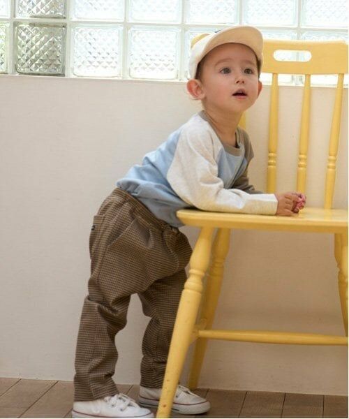 petit main / プティマイン Tシャツ | 【オーガニック】配色ラグランTシャツ | 詳細4