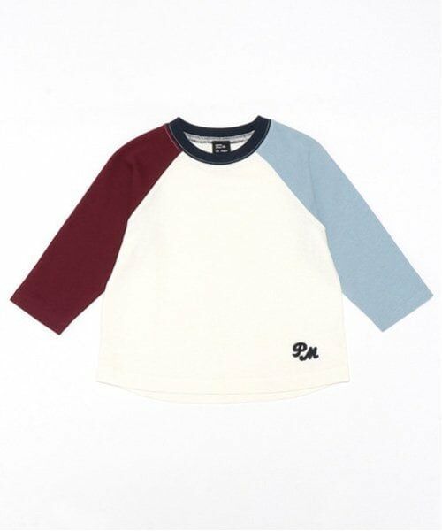 petit main / プティマイン Tシャツ | 【オーガニック】配色ラグランTシャツ | 詳細7