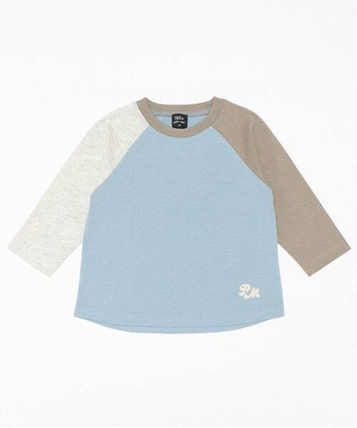 petit main / プティマイン Tシャツ | 【オーガニック】配色ラグランTシャツ | 詳細8