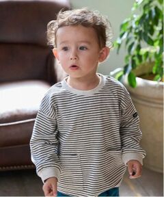 petit main / プティマイン Tシャツ | 【オーガニック】柄ポケットTシャツ