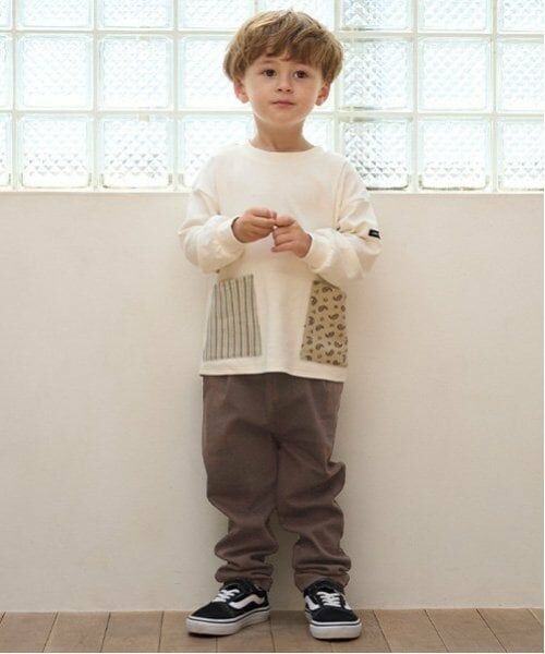 petit main / プティマイン Tシャツ | 【オーガニック】柄ポケットTシャツ | 詳細4