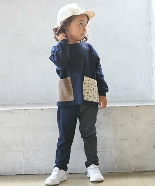 petit main / プティマイン Tシャツ | 【オーガニック】柄ポケットTシャツ | 詳細6