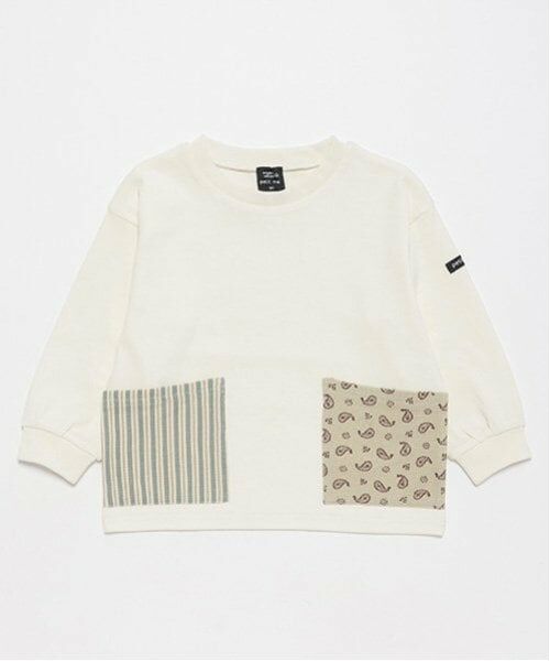 petit main / プティマイン Tシャツ | 【オーガニック】柄ポケットTシャツ | 詳細8