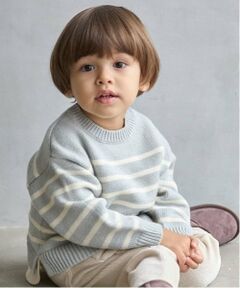 petit main / プティマイン ニット・セーター | 【ウォッシャブル】ボーダーニット