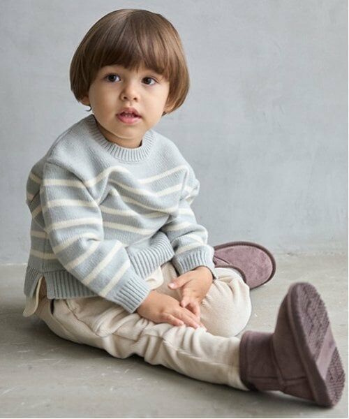 petit main / プティマイン ニット・セーター | 【ウォッシャブル】ボーダーニット | 詳細4