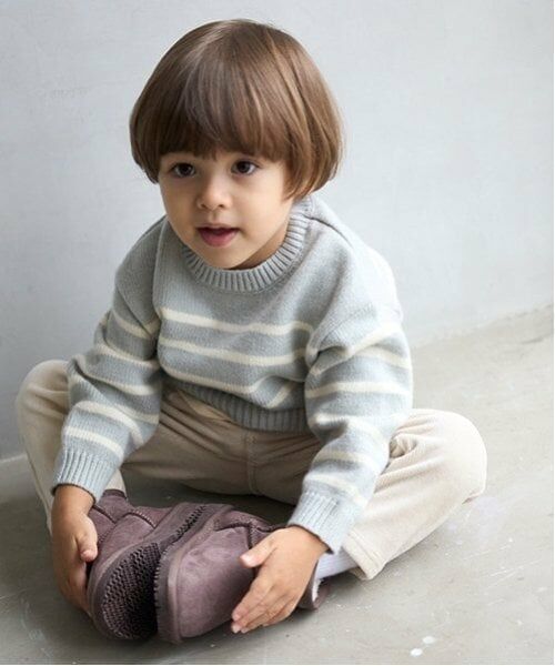 petit main / プティマイン ニット・セーター | 【ウォッシャブル】ボーダーニット | 詳細5