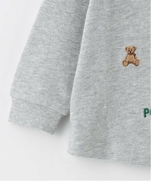 petit main / プティマイン Tシャツ | 【POLO BCS】くま刺しゅう長袖Tシャツ | 詳細6