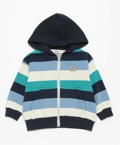 petit main / プティマイン パーカー | 【POLO BCS】ジップアップパーカー(キッズサイズ)（マルチ）