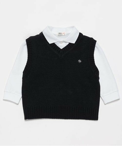 petit main / プティマイン ポロシャツ | 【POLO BCS】ベストセットポロシャツ（紺）