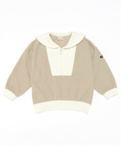 petit main / プティマイン スウェット | セーラー衿プルオーバー