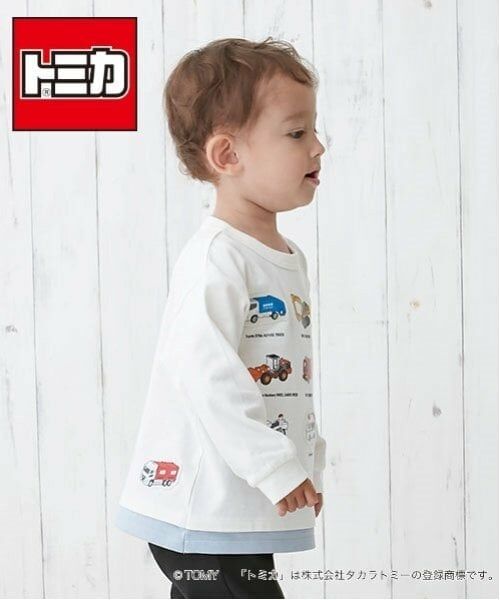 petit main / プティマイン Tシャツ | 【TOMICA】トミカ集合長袖Tシャツ | 詳細1