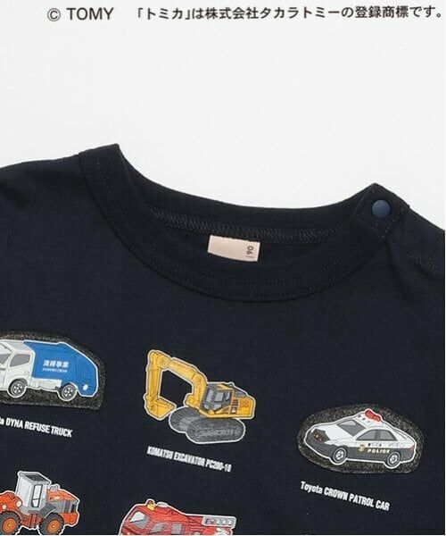 petit main / プティマイン Tシャツ | 【TOMICA】トミカ集合長袖Tシャツ | 詳細4