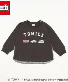 petit main / プティマイン Tシャツ | 【TOMICA】後布帛長袖Tシャツ