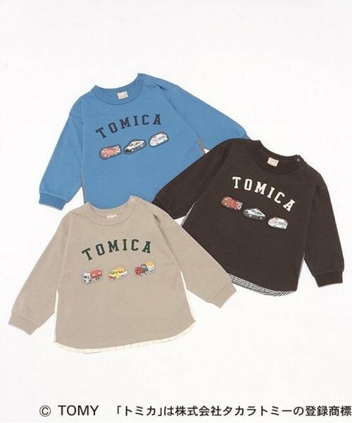 petit main / プティマイン Tシャツ | 【TOMICA】後布帛長袖Tシャツ | 詳細10