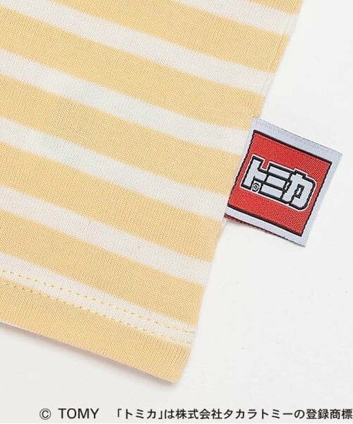 petit main / プティマイン Tシャツ | 【TOMICA】ボーダーアップリケ長袖Tシャツ | 詳細7