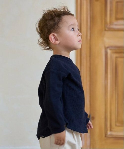 petit main / プティマイン Tシャツ | 【GOODPRICE】ワッフル長袖Tシャツ | 詳細1