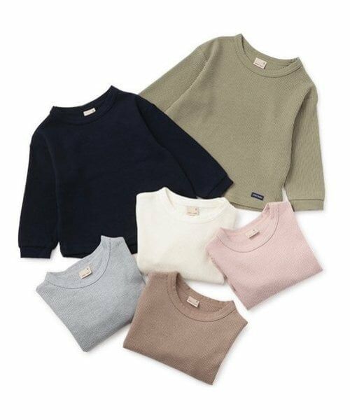 petit main / プティマイン Tシャツ | 【GOODPRICE】ワッフル長袖Tシャツ | 詳細4