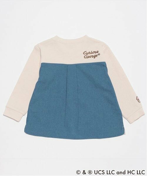 petit main / プティマイン Tシャツ | 【おさるのジョージ】グラフィック長袖Tシャツ | 詳細1