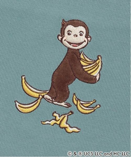 petit main / プティマイン Tシャツ | 【おさるのジョージ】グラフィック長袖Tシャツ | 詳細10