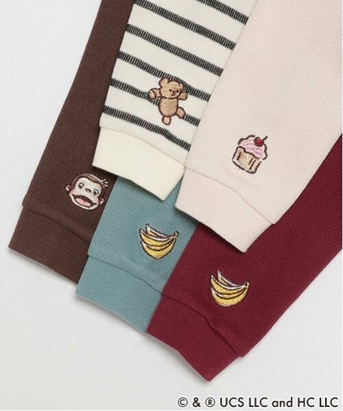 petit main / プティマイン Tシャツ | 【おさるのジョージ】グラフィック長袖Tシャツ | 詳細12