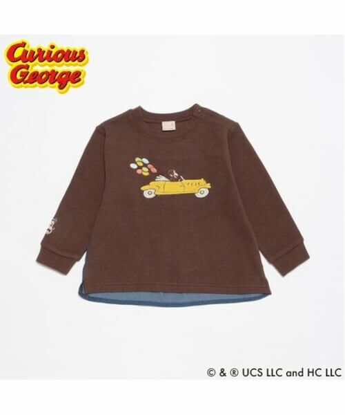 petit main / プティマイン Tシャツ | 【おさるのジョージ】グラフィック長袖Tシャツ | 詳細19