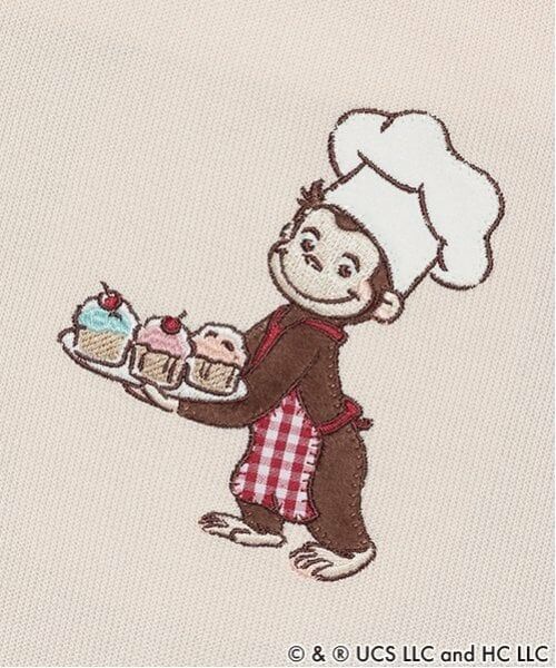 petit main / プティマイン Tシャツ | 【おさるのジョージ】グラフィック長袖Tシャツ | 詳細5