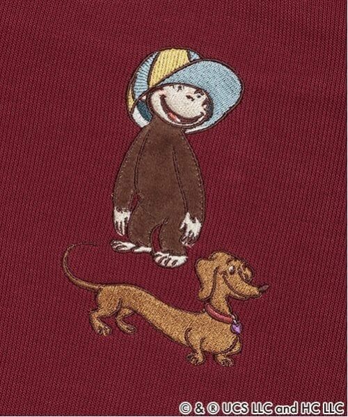 petit main / プティマイン Tシャツ | 【おさるのジョージ】グラフィック長袖Tシャツ | 詳細8