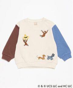 petit main / プティマイン スウェット | 【おさるのジョージ】ワッペントレーナー