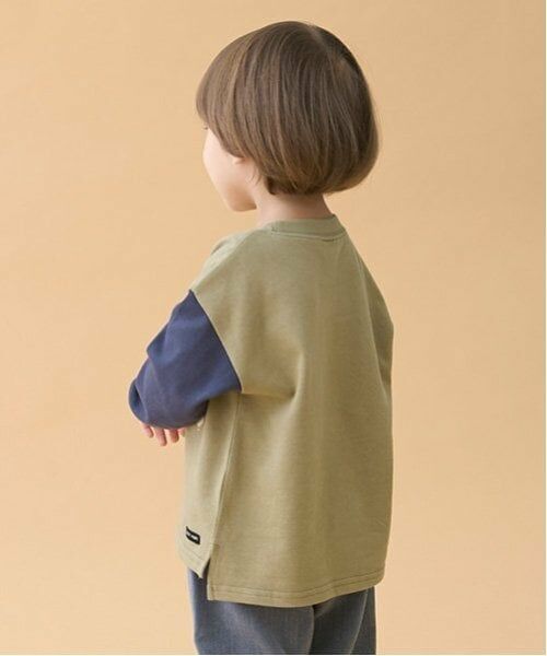 petit main / プティマイン Tシャツ | 恐竜刺しゅう長袖Tシャツ | 詳細1