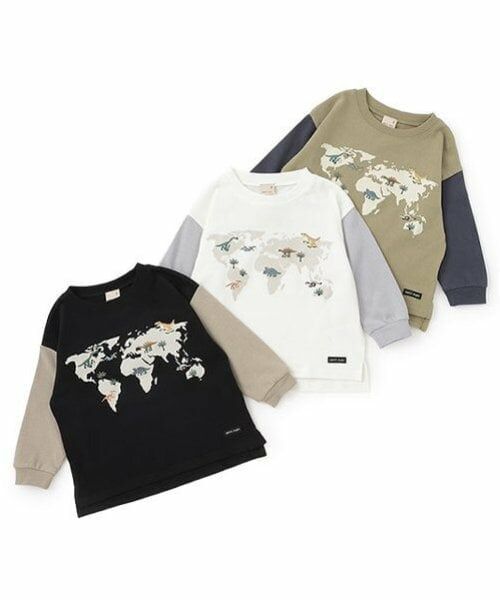 petit main / プティマイン Tシャツ | 恐竜刺しゅう長袖Tシャツ | 詳細11