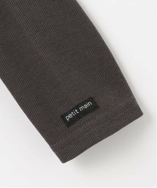 petit main / プティマイン Tシャツ | ABCアップリケ長袖Tシャツ | 詳細6