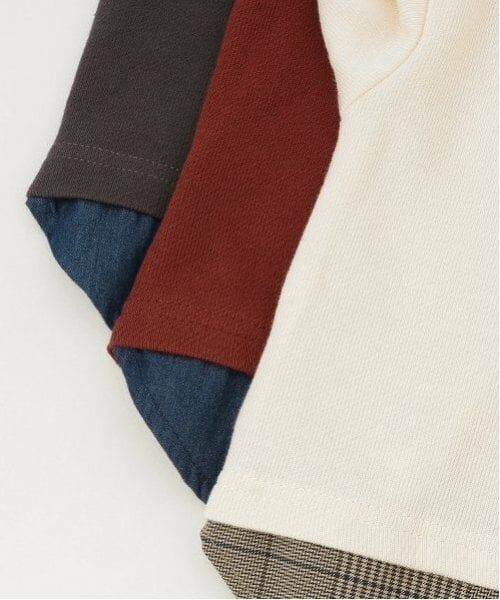 petit main / プティマイン Tシャツ | ABCアップリケ長袖Tシャツ | 詳細7