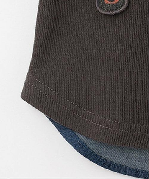 petit main / プティマイン Tシャツ | ABCアップリケ長袖Tシャツ | 詳細8