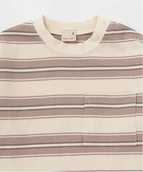 petit main / プティマイン Tシャツ | マルチボーダーTシャツ | 詳細3