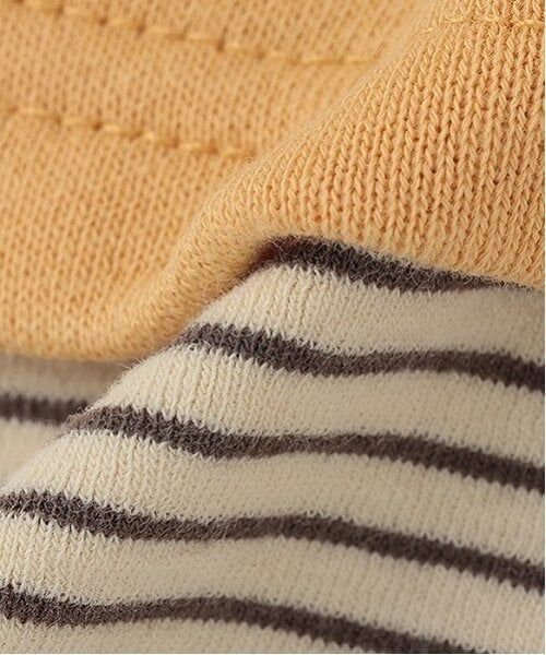 petit main / プティマイン Tシャツ | 【リンク】くまサガラ重ね着長袖Tシャツ(キッズ) | 詳細8