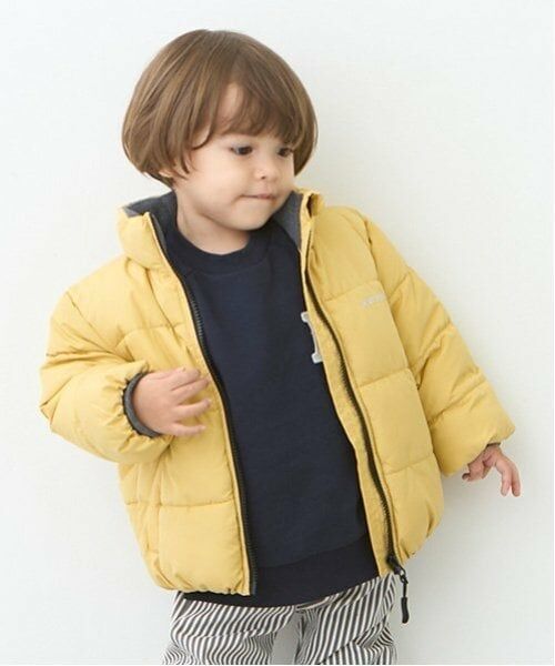 petit main / プティマイン ブルゾン | 【GOODPRICE/撥水加工】中綿ジャケット(キッズサイズ)（黄）