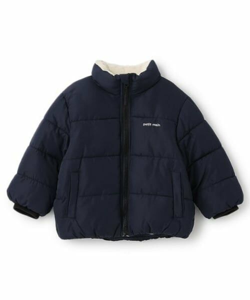 petit main / プティマイン ブルゾン | 【GOODPRICE/撥水加工】中綿ジャケット(キッズサイズ)（紺）