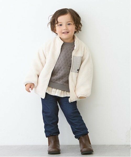 petit main / プティマイン ブルゾン | ボアジャケット | 詳細3