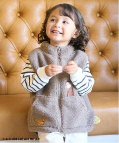 petit main / プティマイン ダウンジャケット・ベスト | 【おさるのジョージ】ボアベスト