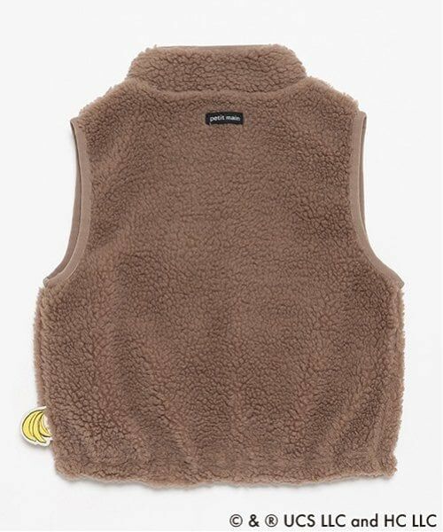 petit main / プティマイン ダウンジャケット・ベスト | 【おさるのジョージ】ボアベスト | 詳細5