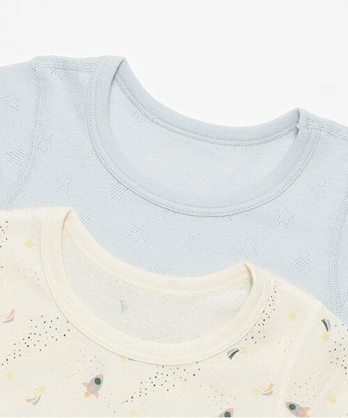 petit main / プティマイン その他インナー・ルームウェア | 半袖肌着2P | 詳細3