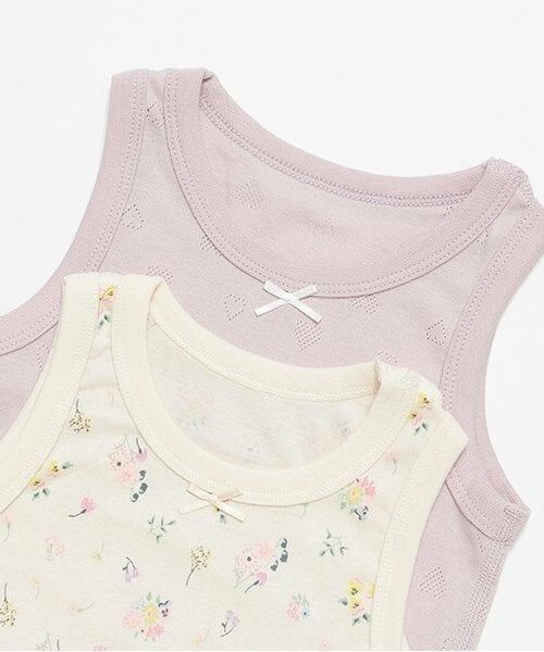 petit main / プティマイン その他インナー・ルームウェア | タンク肌着2P | 詳細2