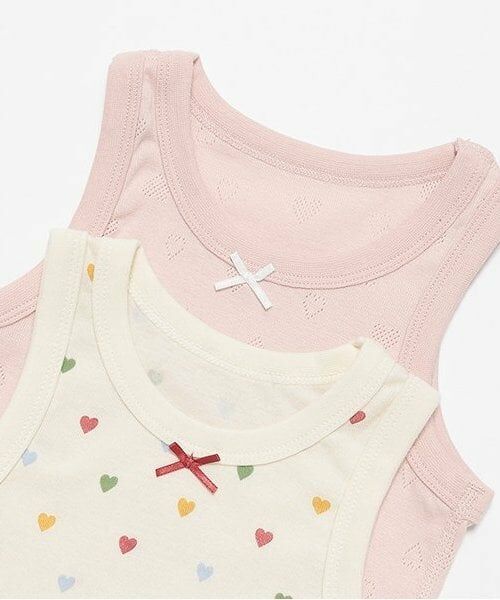 petit main / プティマイン その他インナー・ルームウェア | タンク肌着2P | 詳細3