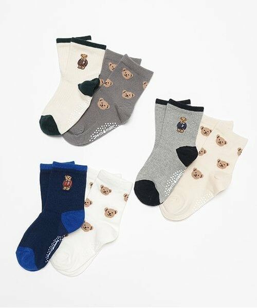 petit main / プティマイン ソックス | くまソックス2P | 詳細6