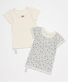 petit main / プティマイン 肌着 | 【オーガニック】半袖肌着2P