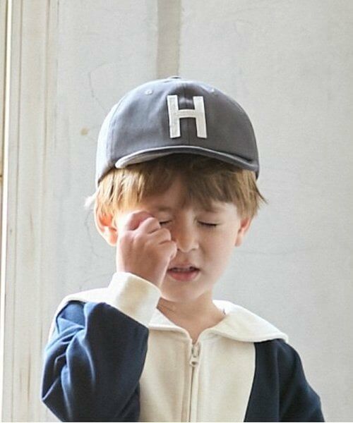 petit main / プティマイン キャップ | アルファベットロゴキャップ | 詳細6