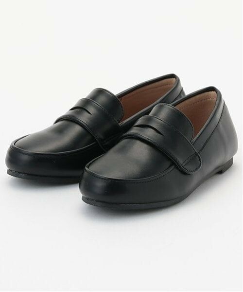 petit main / プティマイン ビジネス・ドレスシューズ | ローファー（黒）