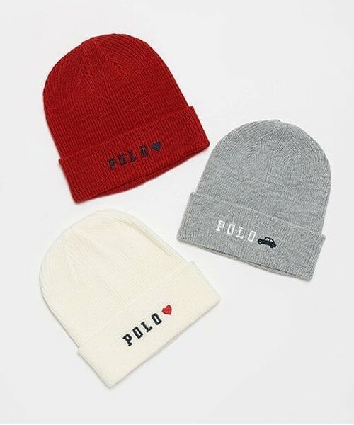 petit main / プティマイン ニットキャップ | 【POLO BCS】刺繍ニットキャップ（キッズサイズ） | 詳細4